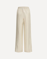 Lars silk twill Pants - CREAM | Base Blu