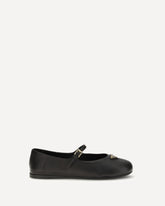 Nappa leather Ballerinas - BLACK | Base Blu