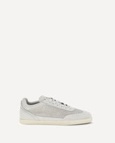 Perforated suede Sneakers - GREY | Base Blu
