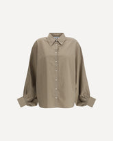 Antonia Corduroy Blouse - BEIGE | Base Blu