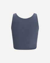 Ruched Flower Top - GREY | Base Blu