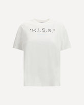 Kiss Quote T-shirt - WHITE | Base Blu