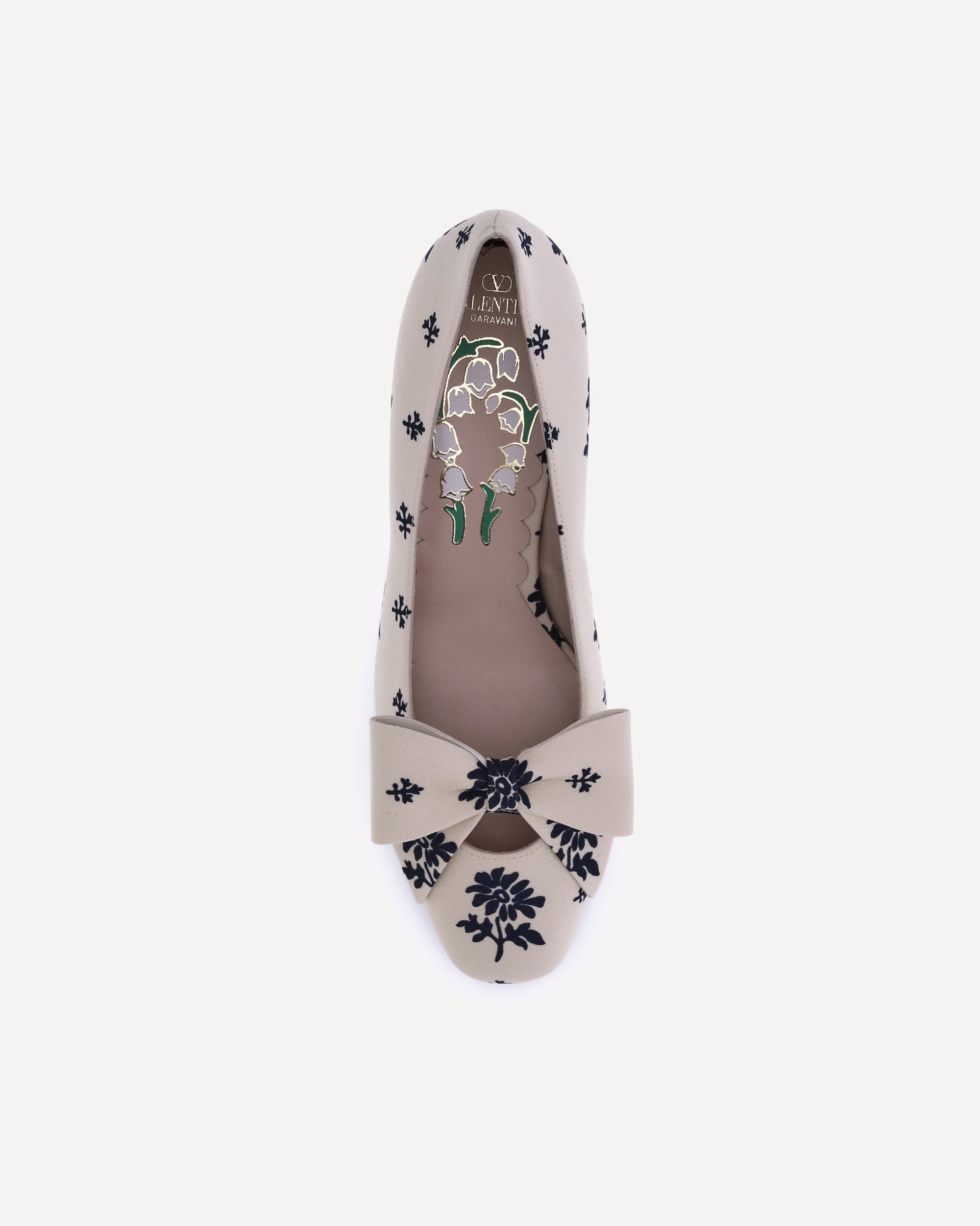 VALENTINO GARAVANI Bowow Pumps CREAM | Base Blu