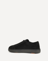 Sneakers in pelle scamosciata - NERO | Base Blu