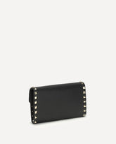 Rockstud chain Wallet - BLACK | Base Blu