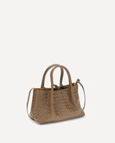 Pinacoteca small Handbag - BROWN | Base Blu