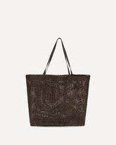 Barn Tote Raffia - BROWN | Base Blu