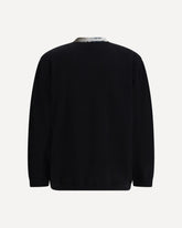 Sequined virgin wool Cardigan - BLACK | Base Blu