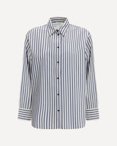 Striped Taffetà Shirt - MULTICOLOUR | Base Blu