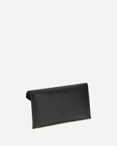 Love Birds Logo mini Clutch Bag - BLACK | Base Blu