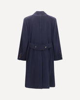 Cappotto doppiopetto in lana - BLU | Base Blu