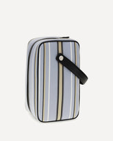 Lock Handbag in jacquard fabric - LIGHT BLUE | Base Blu