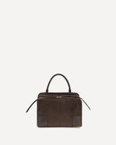 Borsa a Mano Amazona 180 media in pelle di vitello - MARRONE | Base Blu