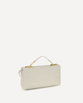 The 70 Intrecciato nappa Handbag - WHITE | Base Blu