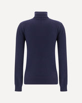 Maglione Dolcevita in Cashmere - BLU | Base Blu