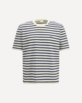 Short-sleeve cotton Sweater - BLUE | Base Blu