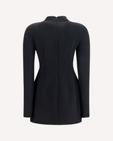 Tefrite short Dress - BLACK | Base Blu