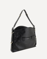 Voyou Buckles Shoulder Bag - BLACK | Base Blu