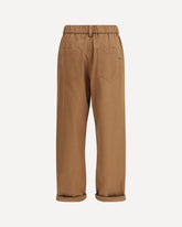 Cotton Trousers - BROWN | Base Blu