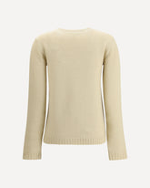 Chez Valentino wool Sweater - CREAM | Base Blu