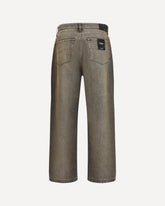 Marble Over Dye Denim Pants - BEIGE | Base Blu