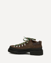Suede lace-up Sneakers - BROWN | Base Blu