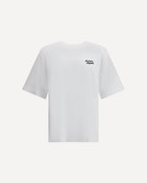 Contrast logo T-Shirt - WHITE | Base Blu