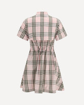 Check cotton Dress - PINK | Base Blu