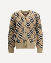 Archivio Check Cardigan - BROWN | Base Blu