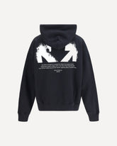 Felpa Half Arrows Skate con cappuccio - NERO | Base Blu