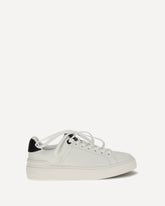 B-Court Sneakers in calfskin leather - BLACK | Base Blu
