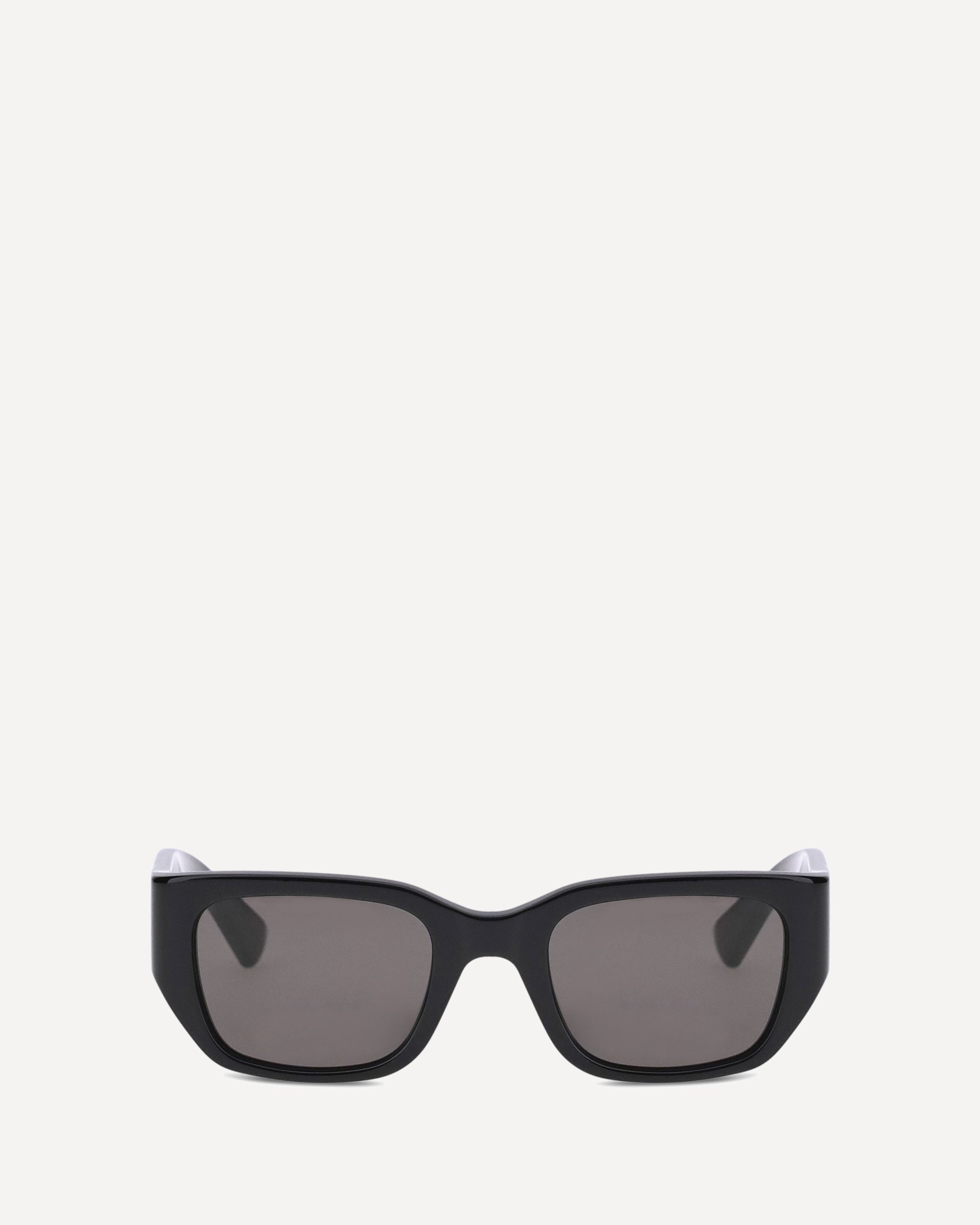 BOTTEGA VENETA Intrecciato Square Sunglasses BLACK | Base Blu