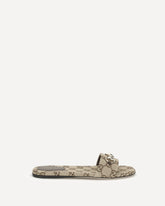Slippers in tessuto GG  - BEIGE | Base Blu