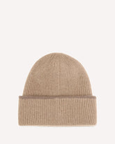 Gros Grain Ribbed Beanie - BEIGE | Base Blu