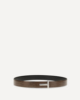 Reversible T Icon Belt - BROWN | Base Blu