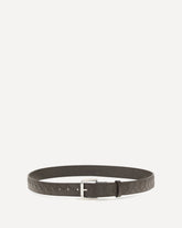 Intrecciato Belt - BROWN | Base Blu