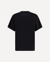 T-shirt with front printed logo - BLACK | Base Blu