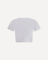 Baby Fox cropped T-Shirt - WHITE | Base Blu