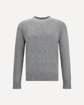 Maglione girocollo in lana - GRIGIO | Base Blu
