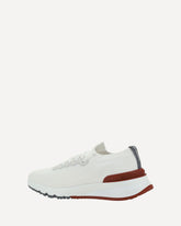 Sneakers in cotone - BIANCO | Base Blu