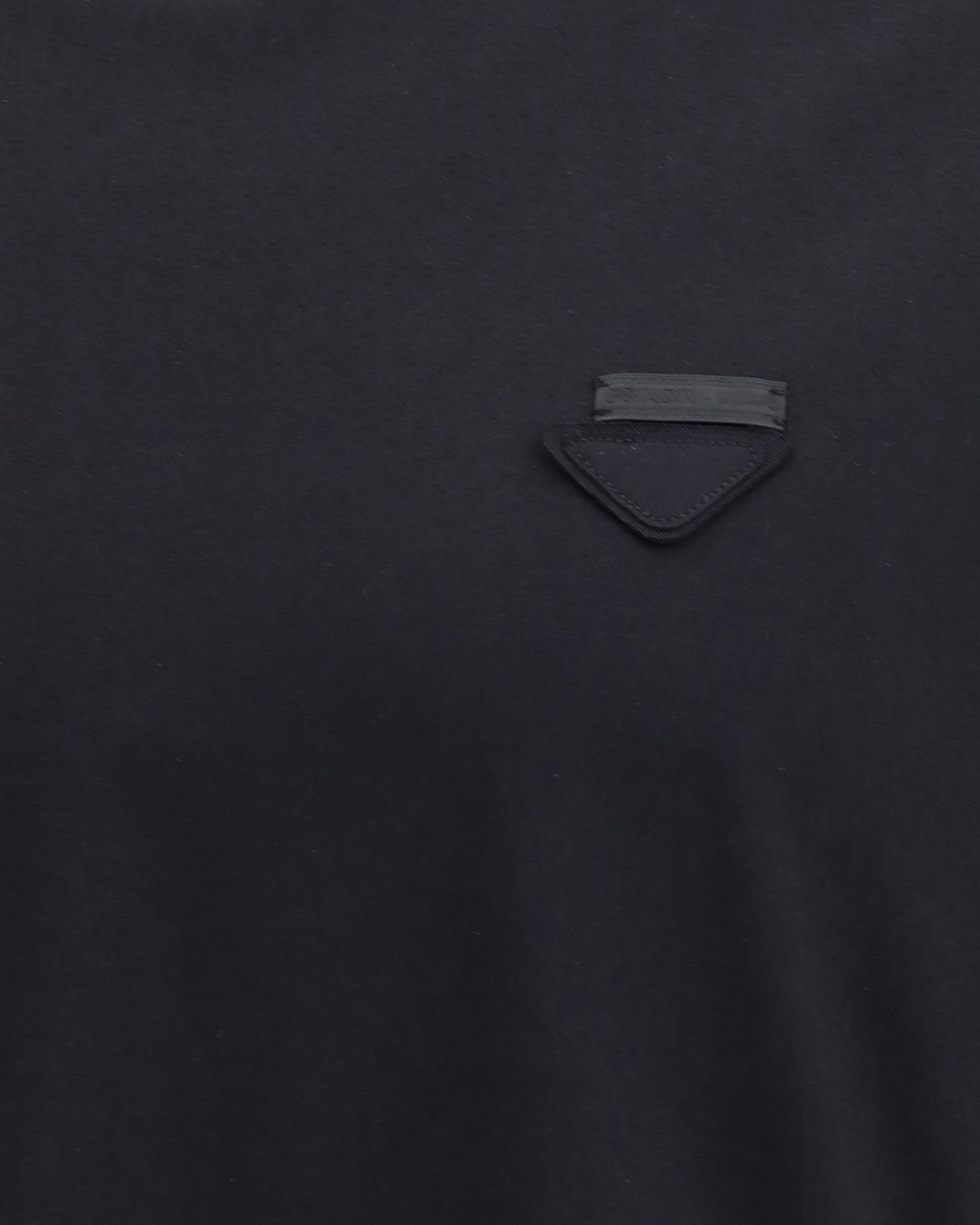 PRADA Double layer T-Shirt BLACK | Base Blu