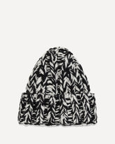 XXL wool Knit Beanie - BLACK | Base Blu