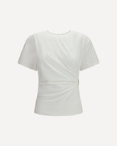 Draped Mary T-shirt - WHITE | Base Blu