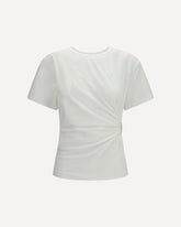 Draped Mary T-shirt - WHITE | Base Blu