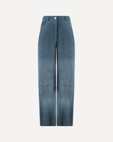 Leather Catania Pants - LIGHT BLUE | Base Blu