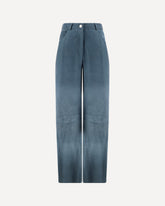 Pantaloni Catania in Pelle - AZZURRO | Base Blu