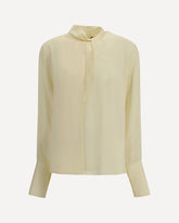 Silk georgette Blouse - CREAM | Base Blu