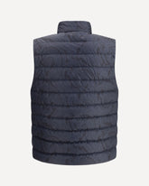 Gilet piumino con logo  - BLU | Base Blu