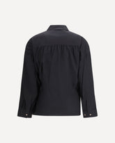 Cotton blend Shirt - BLACK | Base Blu