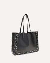Nellcôte large Tote Bag - BLACK | Base Blu